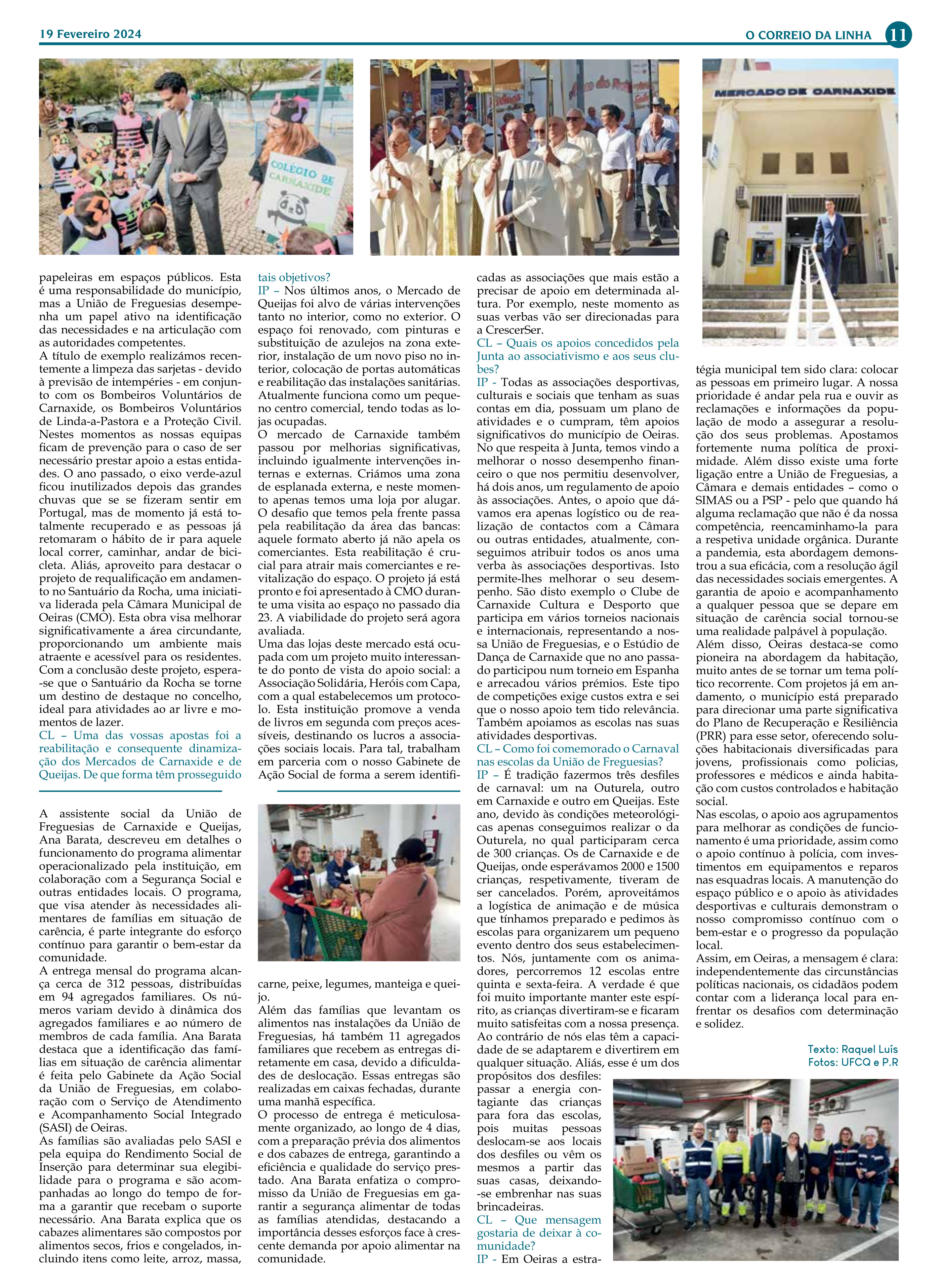 Apoiamos todas as associações locais