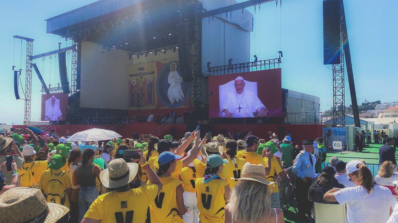 Encontro do Papa Francisco com os voluntários da JMJ