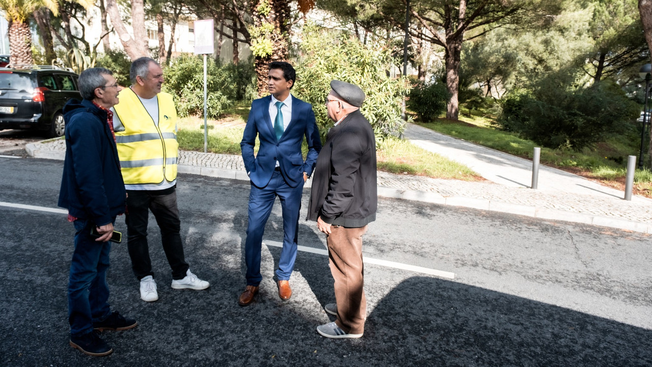 Presidente Inigo Pereira visita o Bairro da Cheuni