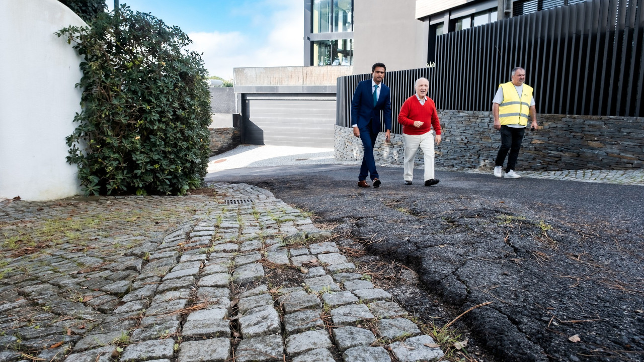 Visita do Presidente Inigo Pereira à Calçada do Rei