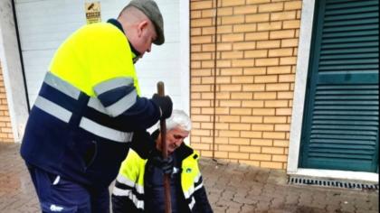 Reparação de passeio na Rua Madre Teresa de Calcutá