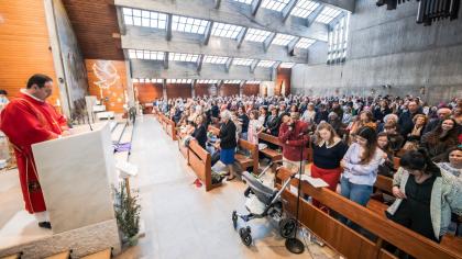 Missa do Domingo de Ramos em Queijas