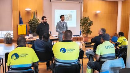 Colaboradores da União de Freguesias recebem formação em Segurança e Saúde no Trabalho