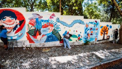 Street Art na Escola Camilo Castelo Branco